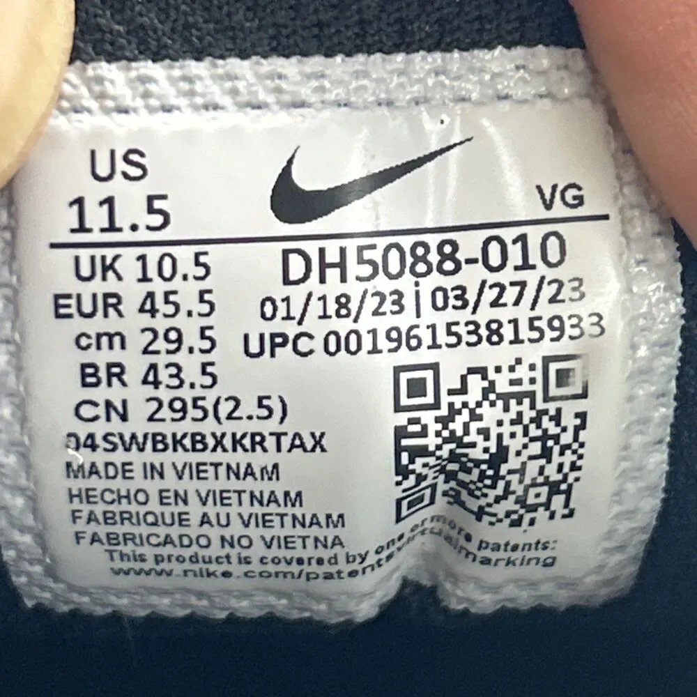 Nike Vapor Edge Shark 2 Men's Football Cleats DH5088-010 Size 11.5 - No Box - Picture 7 of 7